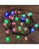 Гирлянда NEON-NIGHT (303-064) Гирлянда (ШАРИКИ, СНЕЖИНКИ, ЕЛОЧКИ) 30LED мульти, 4,4М с контролером