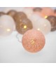Гирлянда NEON-NIGHT (304-008) Тайские фонарики Вельвет 3,5м, 20 LED, прозрачный ПВХ, теплый белый, питание USB