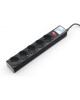 POWERCUBE SPG5-C2 1.9м (5 розеток) черный (коробка)