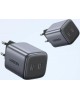 UGREEN Сетевое зарядное устройство CD294 (90573) Nexode 45W USB-C+USB-C PD GaN Fast Charger EU. Цвет: серый