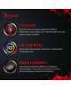 A4TECH Гарнитура игровая Bloody G260p, для компьютера, мониторные, проводные, белый / черный