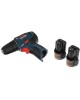 BOSCH Дрель-шуруповерт GSB 12V-30, 2Ач, с двумя аккумуляторами [06019g9100]