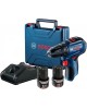 BOSCH Дрель-шуруповерт GSB 12V-30, 2Ач, с двумя аккумуляторами [06019g9100]
