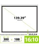 CACTUS Экран SIlverMotoExpert CS-PSSME-300X188-WT, 300х188 см, 16:10, настенно-потолочный белый