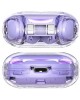 ACEFAST Беспроводные наушники T8 Crystal color bluetooth earbuds. Цвет: синевато-фиолетовый