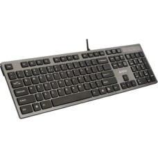 Клавиатура A4TECH KV-300H серый/черный USB slim