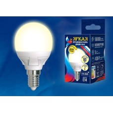 Лампочки светодиодные UNIEL (UL-00004302) LED-G45 7W/3000K/E14/FR/DIM PLP01WH