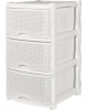 Комод KEEPLEX KL378312048 Ajur трехсекционный 50х41,5х45см белое облако