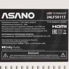 LED телевизор ASANO 24LF5011T SMART Салют