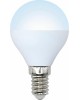Лампа светодиодная VOLPE (UL-00003830) LED-G45-11W/DW/E14/FR/NR Форма шар матовая Серия Norma 6500K