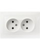 Розетка SMARTBUY (SBE-01w-10-S2-N) Венера, 1-местная, белый