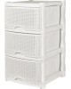 Комод KEEPLEX KL378312048 Ajur трехсекционный 50х41,5х45см белое облако