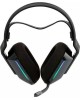 LOGITECH Гарнитура игровая G733 Lightspeed, для компьютера и игровых консолей, накладные, радио, черный [981-000867]