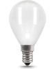 GAUSS Лампа светодиодная Filament 105201109 9Вт цок.:E14 шар 220B 3000K св.свеч.бел.теп. (упак.:10шт)