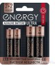 Батарейка алкалиновая ENERGY Батарейка алкалиновая Energy Ultra LR6+LR03/4B (АА+ААА) 104981