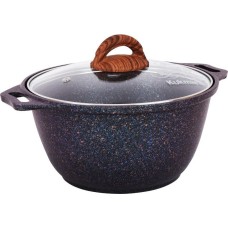 Кастрюля КУКМОР кгг32а а/пр литая 3,0л стекл/кр Granit ultra blue