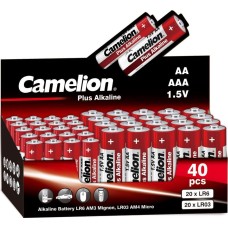 Батарейки CAMELION (14981) Plus Alkaline COMBO40 20LR6 + 20LR03-CB