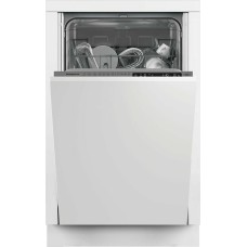 Встраиваемая посудомоечная машина HOTPOINT Встраиваемая посудомоечная машина HIS 1C69, узкая, ширина 44.8см, полновстраиваемая, загрузка 10 комплектов