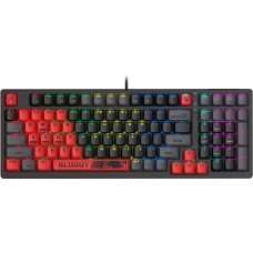 клавиатура A4TECH Клавиатура Bloody S98 Sports Red BLMS Plus механическая красный/черный USB for gamer LED (S98 SPORTS RED BLMS RED PLUS)