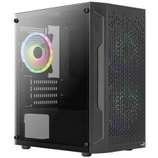 AEROCOOL Корпус MiniTower Trinity Mini-G-BK v2 черный без БП mATX 6x120mm 1xUSB2.0 2xUSB3.0 audio bott PSU (4710562758627)