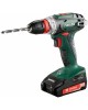 METABO Дрель-шуруповерт BS 18, 2Ач, с двумя аккумуляторами [602217500]