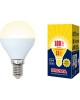 Лампа светодиодная VOLPE (UL-00003832) LED-G45-11W/WW/E14/FR/NR Форма шар матовая Серия Norma 3000K