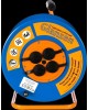 Удлинители GLANZEN EB-30-009, на катушке, с/з, 4 роз- 30м