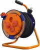 Удлинители GLANZEN EB-30-009, на катушке, с/з, 4 роз- 30м