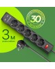 Сетевой фильтр DEFENDER (99753) DFS 753 3 м, 5 розеток