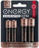 Батарейка алкалиновая ENERGY Батарейка алкалиновая Energy Ultra LR6+LR03/4B (АА+ААА) 104981