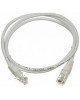 LANMASTER Патч-корд LAN-PC45/U5E-0.5-GY UTP RJ-45 вил.-вилка RJ-45 кат.5E 0.5м серый LSZH (уп.:1шт)