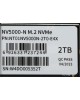 NETAC SSD накопитель NV5000-N NT01NV5000N-2T0-E4X 2ТБ, M.2 2280, PCIe 4.0 x4, NVMe, M.2