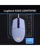 LOGITECH Мышь G102 LightSync сиреневый оптическая 8000dpi USB 6but (910-005857)