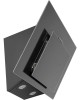 LEX Вытяжка каминная Mira G 600 BLACK, черный, кнопочное управление [trfe000020]