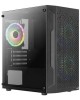 AEROCOOL Корпус MiniTower Trinity Mini-G-BK v2 черный без БП mATX 6x120mm 1xUSB2.0 2xUSB3.0 audio bott PSU (4710562758627)
