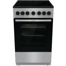 GORENJE Плита Электрическая GEC5B20SG серебристый стеклокерамика (без крышки)