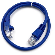 BURO Патч-корд UTP 4 пары cat.5E CCA molded 0.5м голубой RJ-45 (m)-RJ-45 (m) (UTP-5E-0,5M-BL)