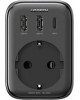UGREEN Сетевое зарядное устройство CD314 (90613) DigiNest Outlet Extender (1 AC outlets + 30W 2A1C). Цвет: черный