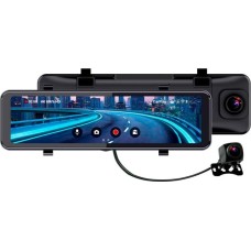 TRENDVISION Видеорегистратор CarPlay Mirror черный 2Mpix 2160x3840 2160p 150гр. MSTAR 8826