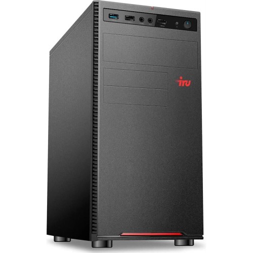 IRU Компьютер Home 310H6SE Intel Core i3 13100, DDR4 8ГБ, 256ГБ(SSD), Intel UHD Graphics 730, FreeDOS, черный [2032024]