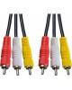 Кабель PERFEO (R3101) 3XRCA - 3XRCA 2 м
