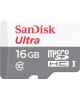 Карта памяти SANDISK 16GB MicroSDHC Ultra Class10 UHS-I U1 80MB/s (SDSQUNS-016G-GN3MN)