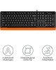 A4TECH Fstyler FKS10 orange, USB, черный оранжевый
