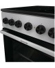 GORENJE Плита Электрическая GEC5B20SG серебристый стеклокерамика (без крышки)