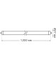 GAUSS Лампа светодиодная Elementary 93024 24Вт цок.:G13 трубка 220B 4000K св.свеч.бел.нейт. (упак.:1шт)