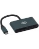 DIGMA Устройство чтения карт памяти USB Type-C CR-CA2512-G серый