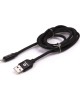 USB кабель HARPER SCH-530 BLACK ( 8PIN, 1м, оплетка силикон)