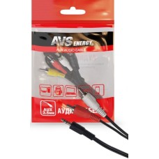 Кабель AVS RCA-61 3,5 jack - 2RCA (аудио) (1м)
