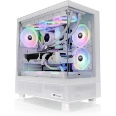 THERMALTAKE Корпус View 270 TG ARGB Snow белый без БП ATX 9x120mm 2x140mm 1x200mm 2xUSB3.0 audio bott PSU