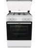 GORENJE Газовая плита GG6A11WF, газовая духовка, стеклянная крышка, чугун, белый